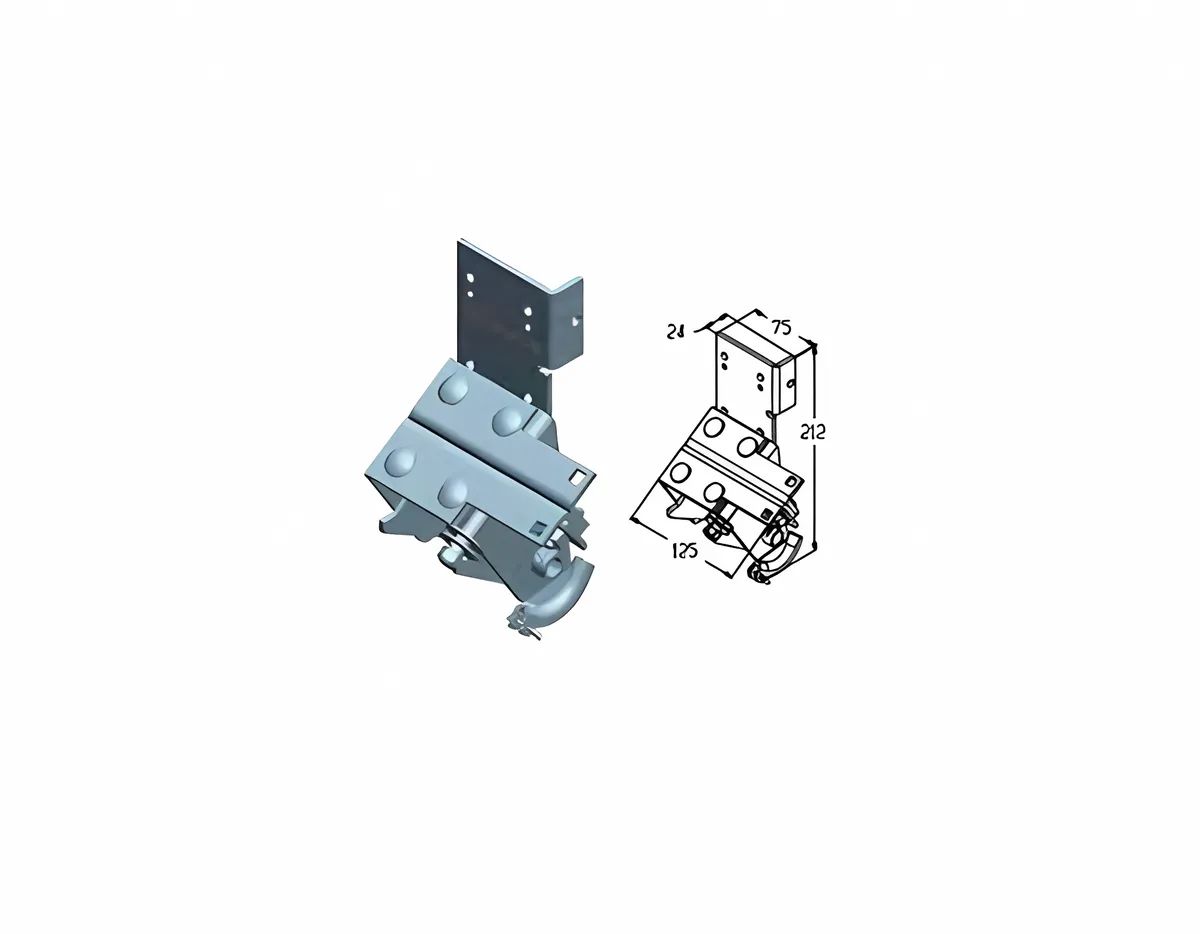 Alutech RBI446L кронштейн нижний