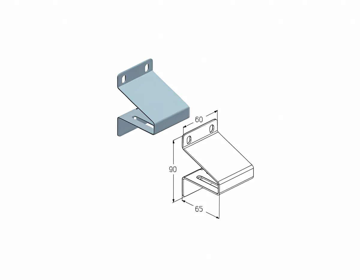 Alutech RBI125 кронштейн верхний