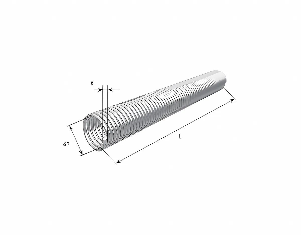 DoorHan 33060/mL/RAL7004 пружина левая для секционных ворот