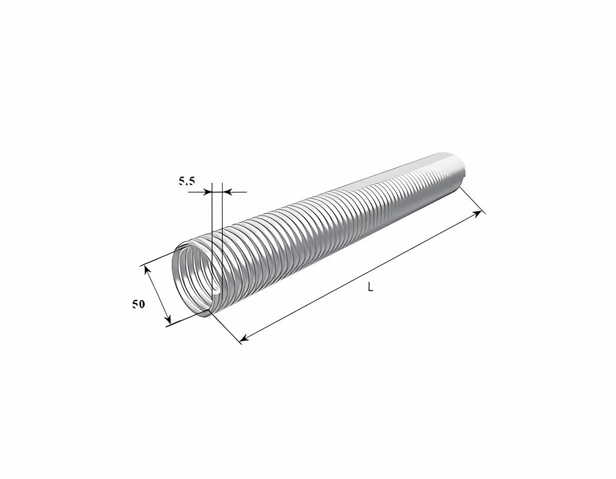 DoorHan 32055/mL/RAL7004 пружина левая для секционных ворот