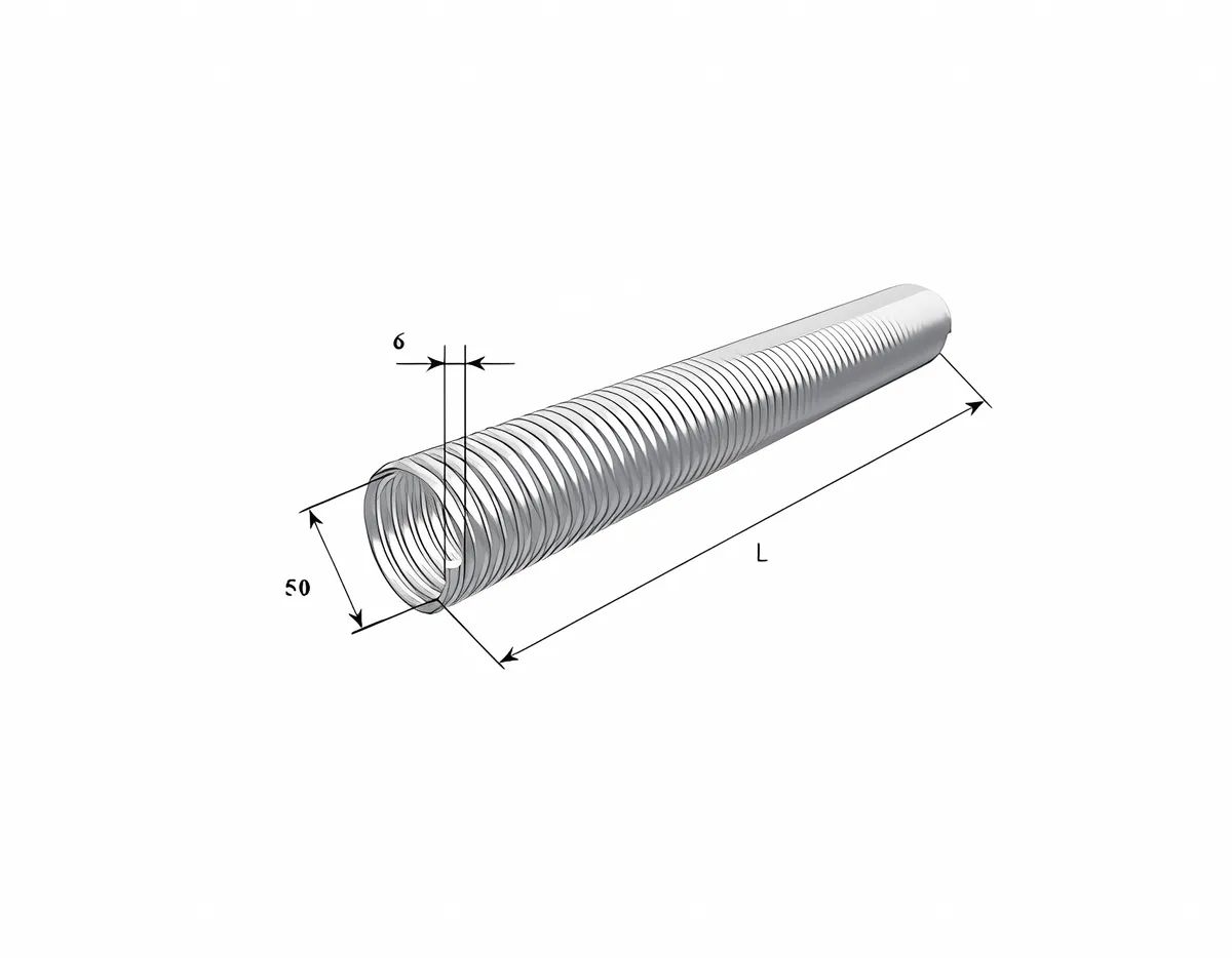 DoorHan 32060/mL/RAL7004 пружина левая для секционных ворот