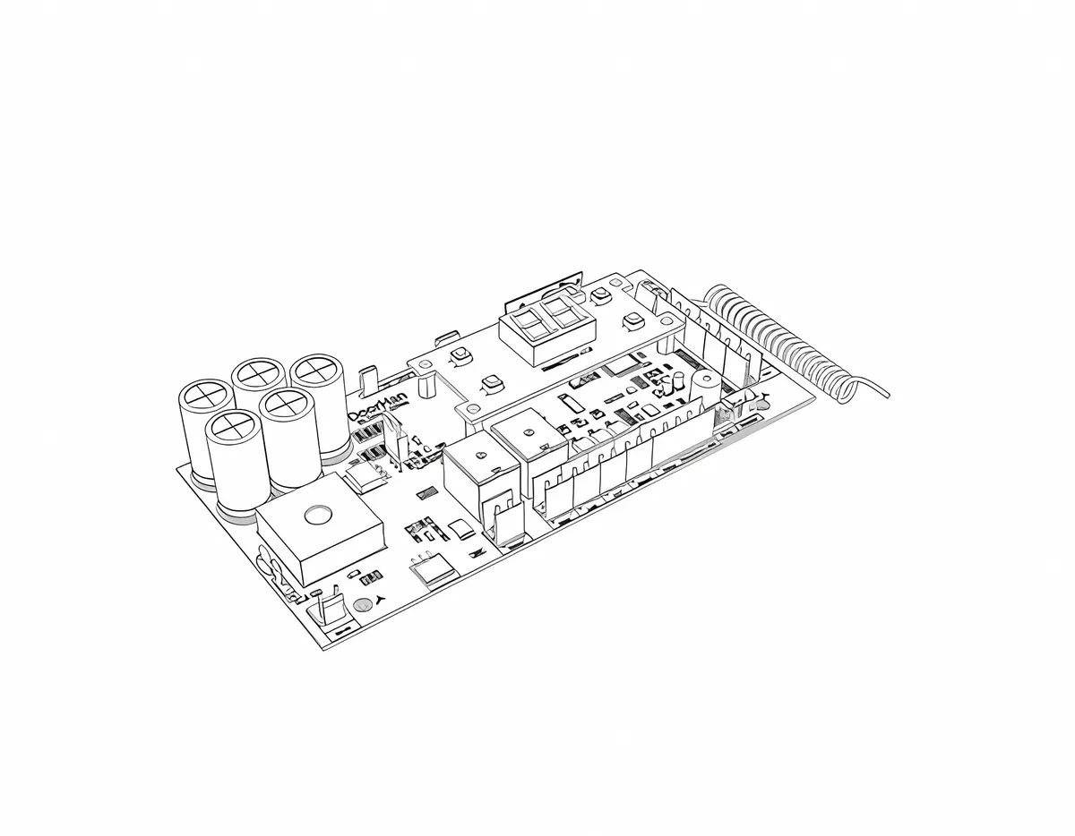 DoorHan PCB_SL24 -A плата управления с дисплеем