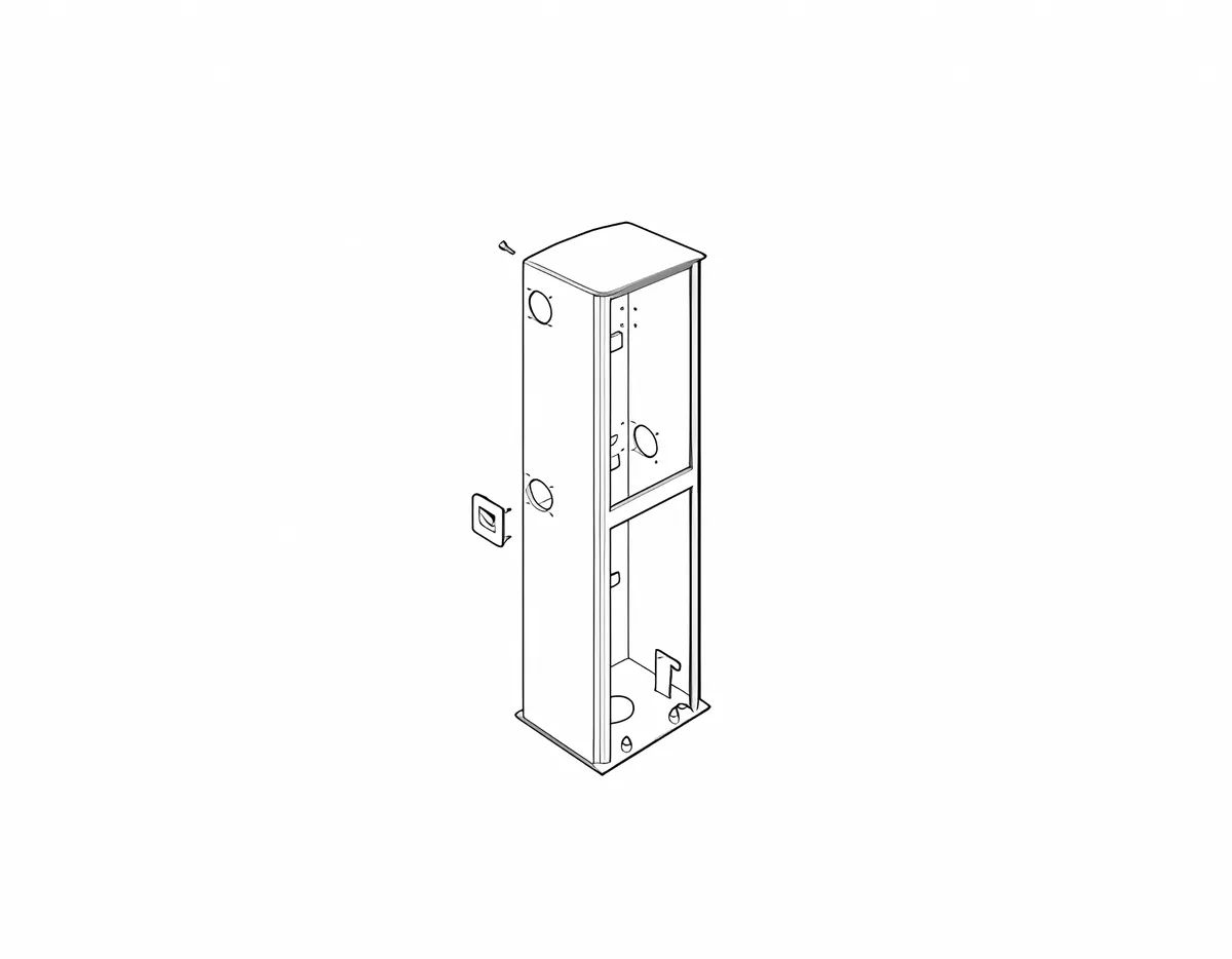 CAME 119RIG069 корпус шлагбаума G4001